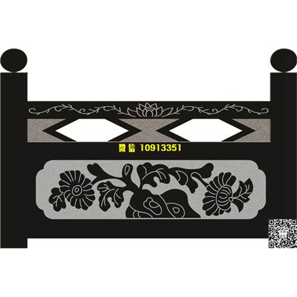 精雕图108牡丹花栏板精雕图线雕图线条图单线铣底图_电脑雕刻plt文泰矢量图精雕图浮雕图